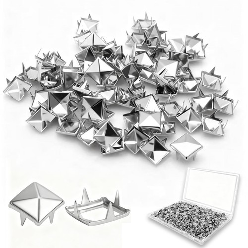 500pcs 10mm prong square - 4-prong,